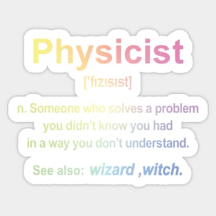 Physicist B Sticker